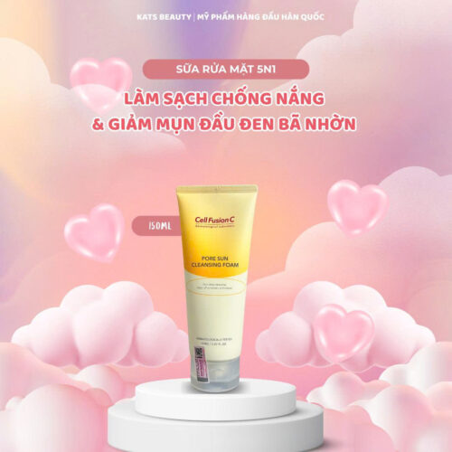 Sữa Rửa Mặt Dưỡng Sáng Cell Fusion C Pore Sun 150ML