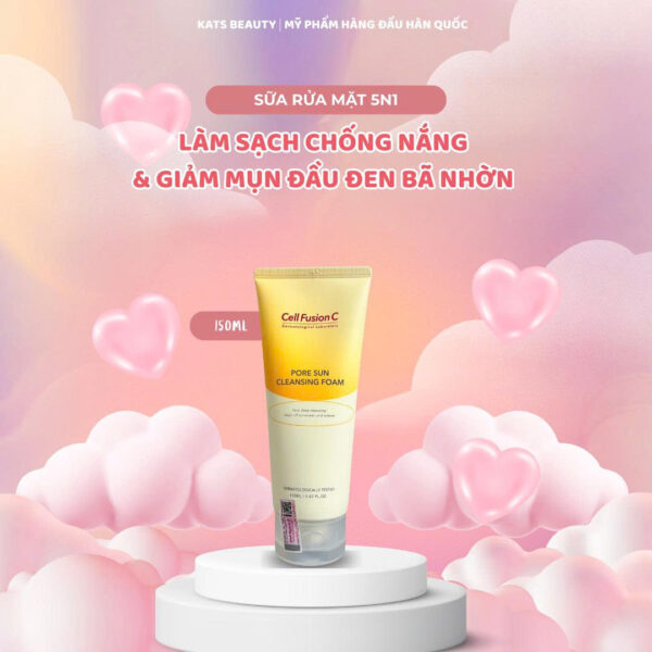 Cell Fusion C Pore Sun Cleansing Foam