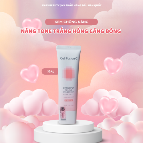 Kem Chống Nắng Cell Fusion C Dark Spot Toning Sunscreen SPF50+ PA++++ Nâng Tông Da 50ml